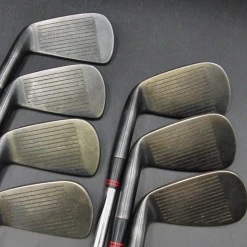 Set Of 7 X MacGregor Pro-M Forged 1025 Black Irons 4-PW Stiff Steel Shafts -Golf Bags Shop 32 d8fbfacf 4d32 4002 8087 1b5a819ab236