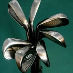 Adams® Set Of 7 X Adams Idea Pro Black CB1 Forged Irons 4-PW Regular Steel Shafts
