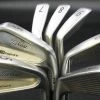 Set Of 7 X Titleist CB Forged 712 Irons 4-PW Stiff Steel Shafts Iomic Grips