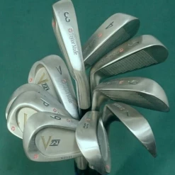 Set Of 10 X TaylorMade V721 Midsize Irons 3-SW + A Wedge Regular Graphite Shafts