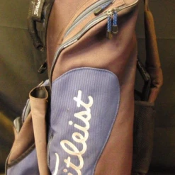 Vintage 8 Division Titleist Tour Cart Trolley Golf Clubs Bag