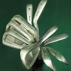 Set 10 X Japan Model Mizuno T-Zoid Comp Irons 3-SW + F Wedge Regular Graphite