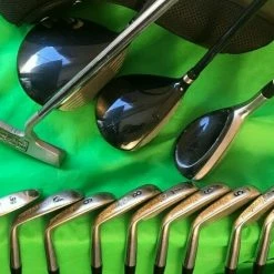 Cleveland, Ray Cook, Cutter & Buck Set Of Cleveland Form Forged Irons 3-PW + SW Driver Wood & Hybrid Putter + Bag -Golf Bags Shop 32 ef57fe30 d719 4218 948b c1d4bdcd6aaf