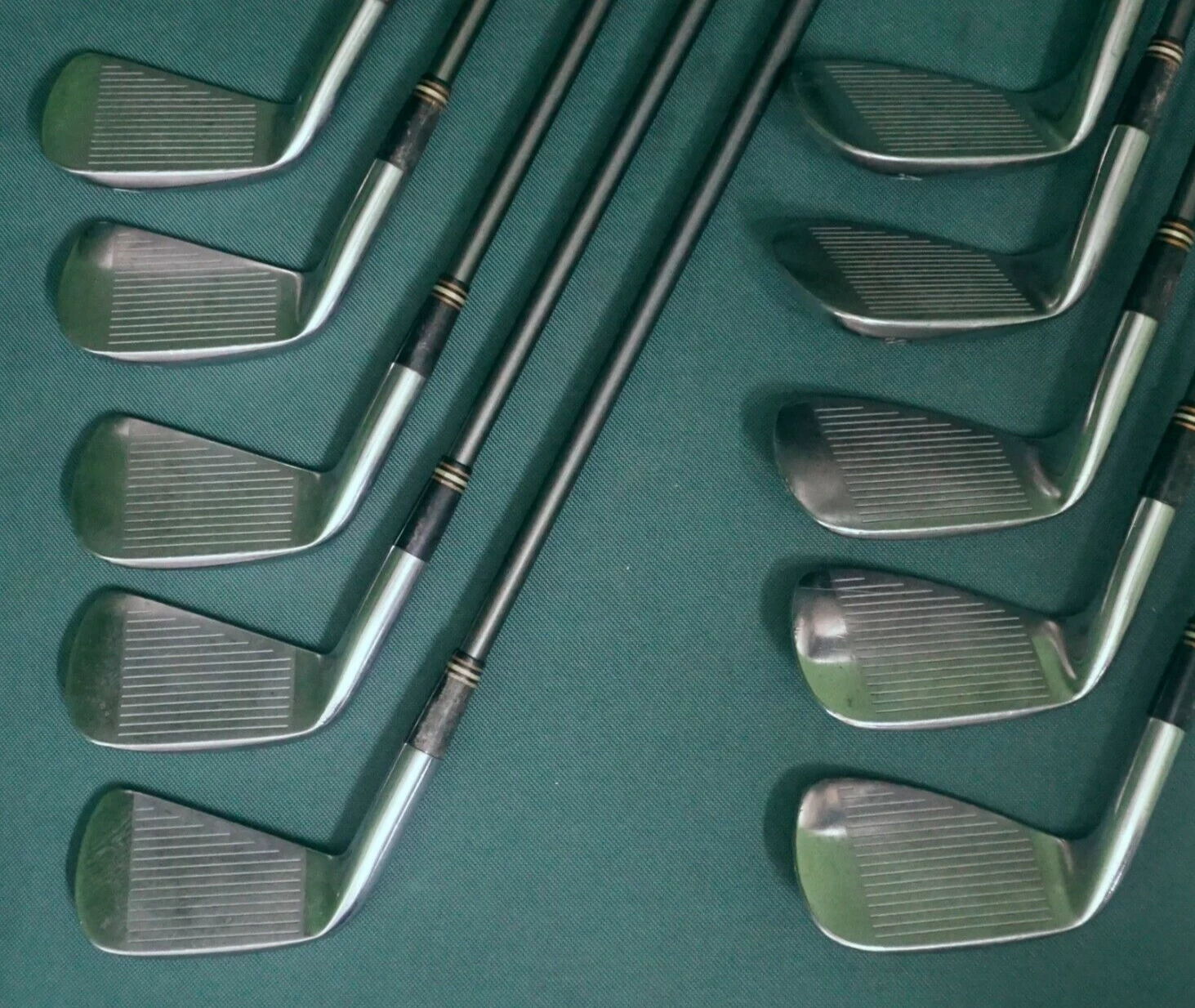 Maxfli Set Of 10 X Isao Aoki Signature DP-555 Irons 3-SW + A Wedge Stiff Graphite 5 Maxfli Set Of 10 X Isao Aoki Signature DP-555 Irons 3-SW + A Wedge Stiff Graphite - Image 3