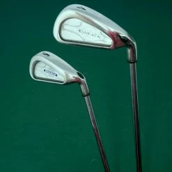 Set Of 2 X Callaway Steelhead X14 Irons 4 & 6 Regular Steel Shafts