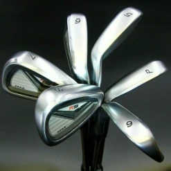 Set Of 6 X TaylorMade R9 Max Irons 5-PW Regular Steel Shafts