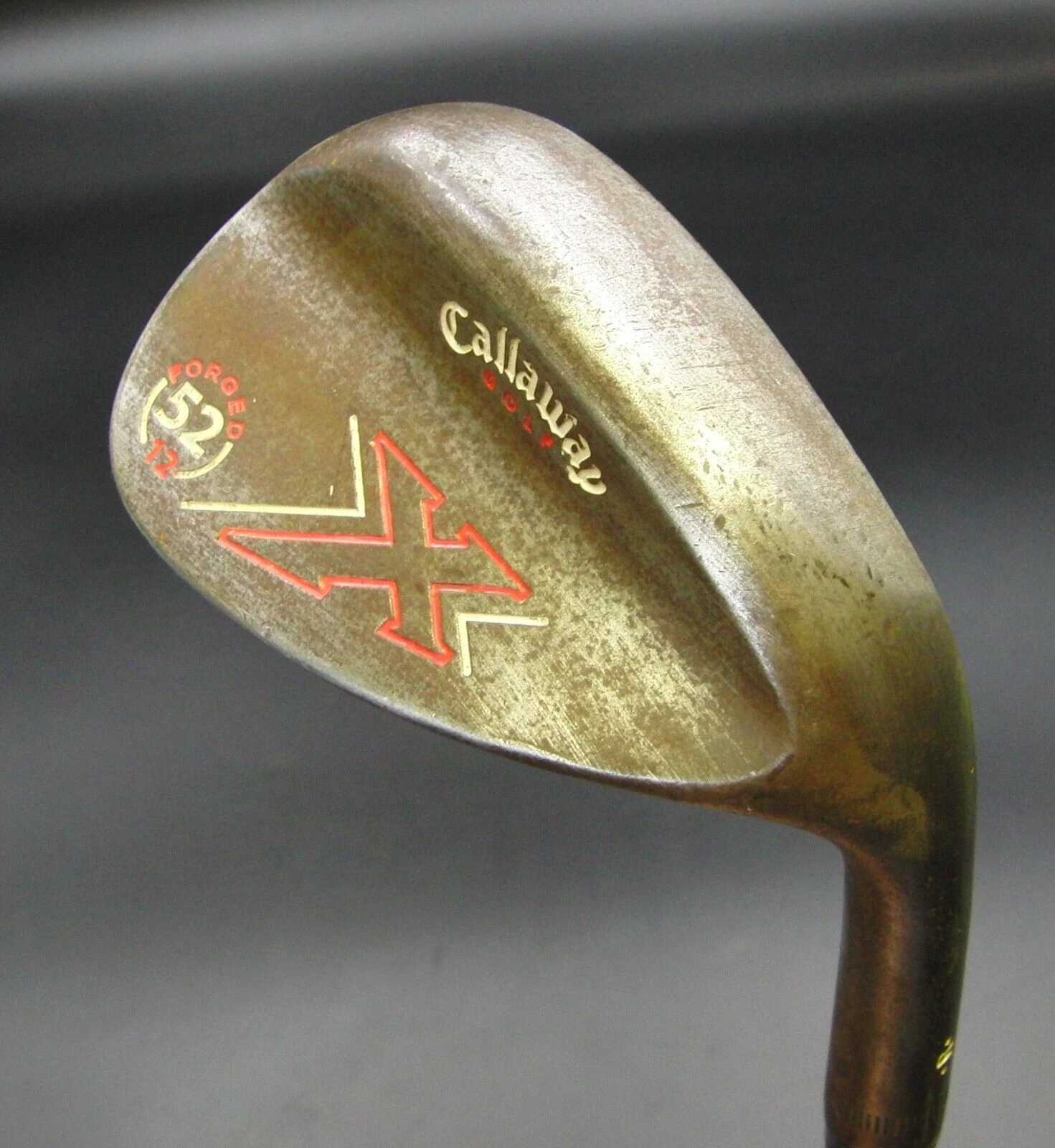 RAW Callaway X Forged 52° Gap Wedge Regular Flex Steel Shaft Cleveland Grip 7 RAW Callaway X Forged 52° Gap Wedge Regular Flex Steel Shaft Cleveland Grip - Image 5