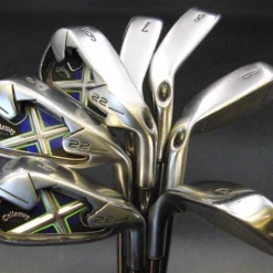 Set Of 7 X Callaway X22 Irons 4-PW Stiff Steel Shafts Mixed Grips -Golf Bags Shop 57 42f62db1 75a3 46b2 af10 b5317f276af3