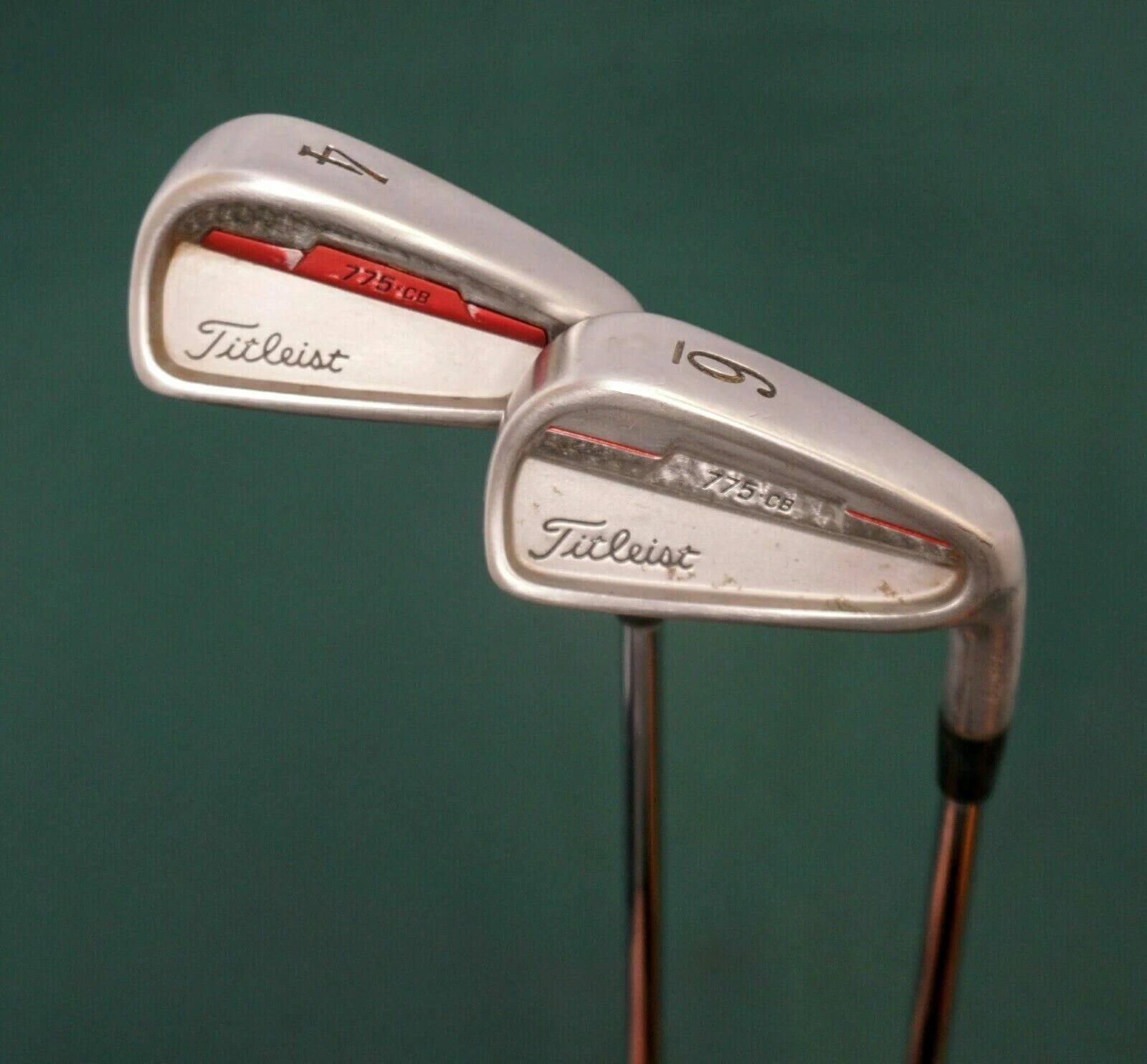 Set Of 2 X Titleist 775 CB Irons 4 & 6 Stiff Steel Shaft Lamkin Grip 8 Set Of 2 X Titleist 775 CB Irons 4 & 6 Stiff Steel Shaft Lamkin Grip - Image 6