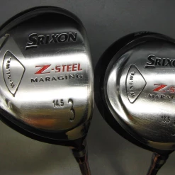 Set Of 2 Srixon Z-Steel Maraging 14.5° 3 & 18.5° 5 Woods Stiff Graphite Shafts -Golf Bags Shop 57 98d85c97 cd5b 4658 bd2f ff5a05e5fc83