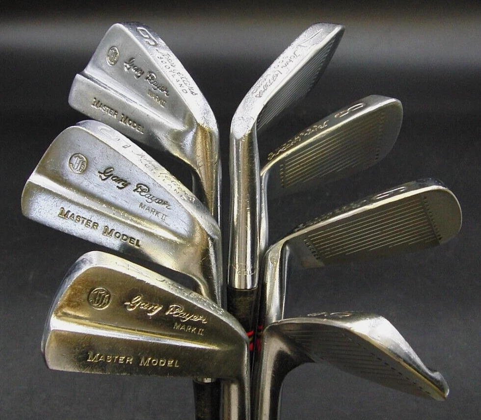 Set Of 7 X John Letters Gary Player Master Model Irons 4-10 Coated Steel Shafts 9 Set Of 7 X John Letters Gary Player Master Model Irons 4-10 Coated Steel Shafts - Image 7