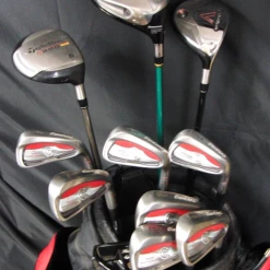 Cleveland/Bridgestone/TaylorMade Set Cleveland CG Red Irons 4-PW, Driver, 3 + 5 Wood, Putter + Bag -Golf Bags Shop 57 c98d3c26 9dde 4c6d 90bf 1294c05aeece