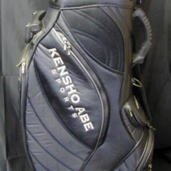 7 Division Jaoanese Kensho Abe Sports Black White Tour Trolley Golf Bag -Golf Bags Shop 57 e17eeec0 1b88 4147 9212 ce2329b492d9