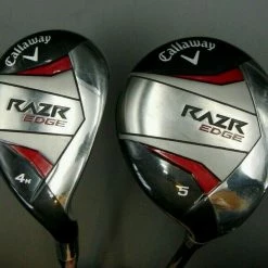 Set Of 2 Callaway RAZR Edge 5 Wood & 4 Hybrid Regular Graphite Shaft -Golf Bags Shop 57 e638b517 625d 48a4 8972 b455e24f7934