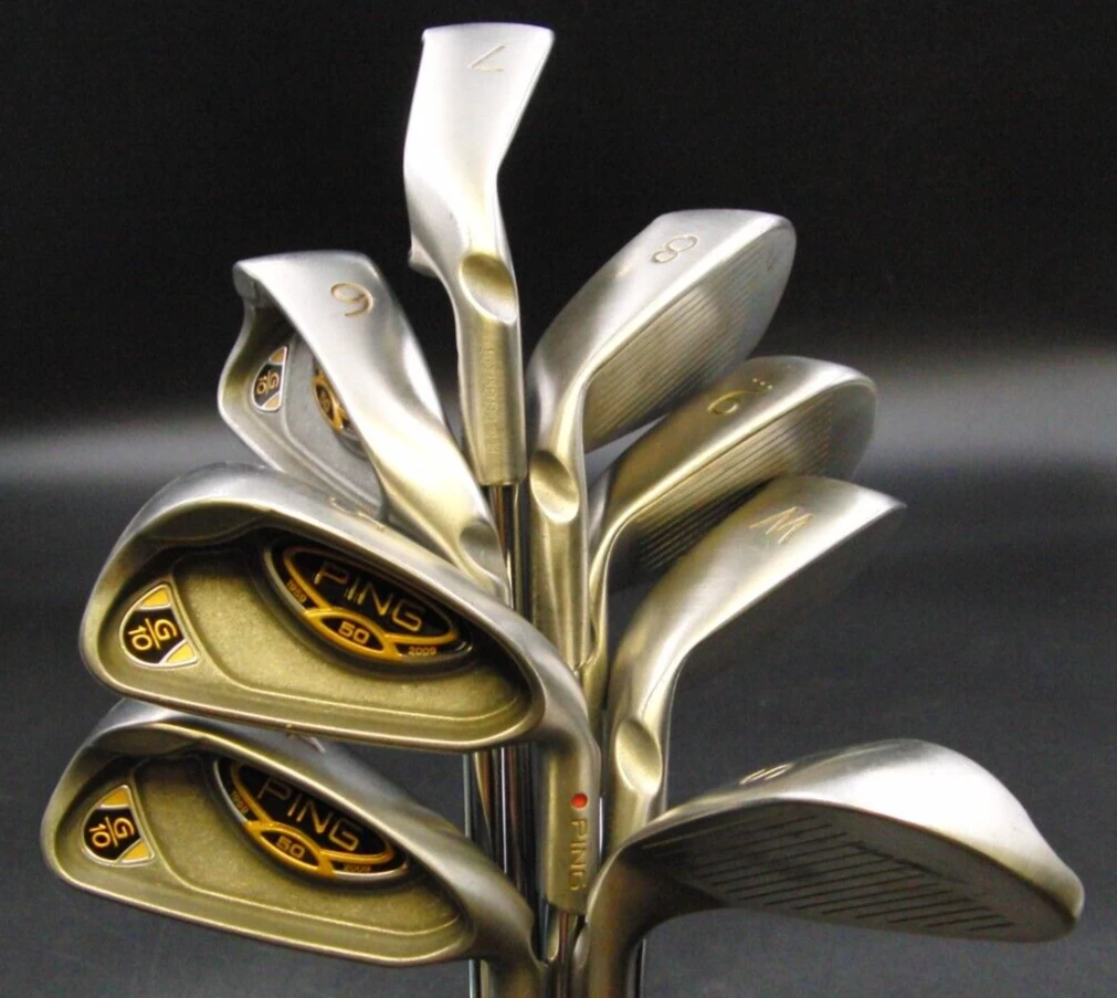 Set Of 8 X Ping G10 50th Anniversary Red Dot Irons 4-SW Regular Steel Shafts 10 Set Of 8 X Ping G10 50th Anniversary Red Dot Irons 4-SW Regular Steel Shafts - Image 8