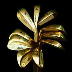 TaylorMade Set Of 10 X Tsuruya Axel Gold Irons 3-SW + A Wedge Regular Graphite Shafts
