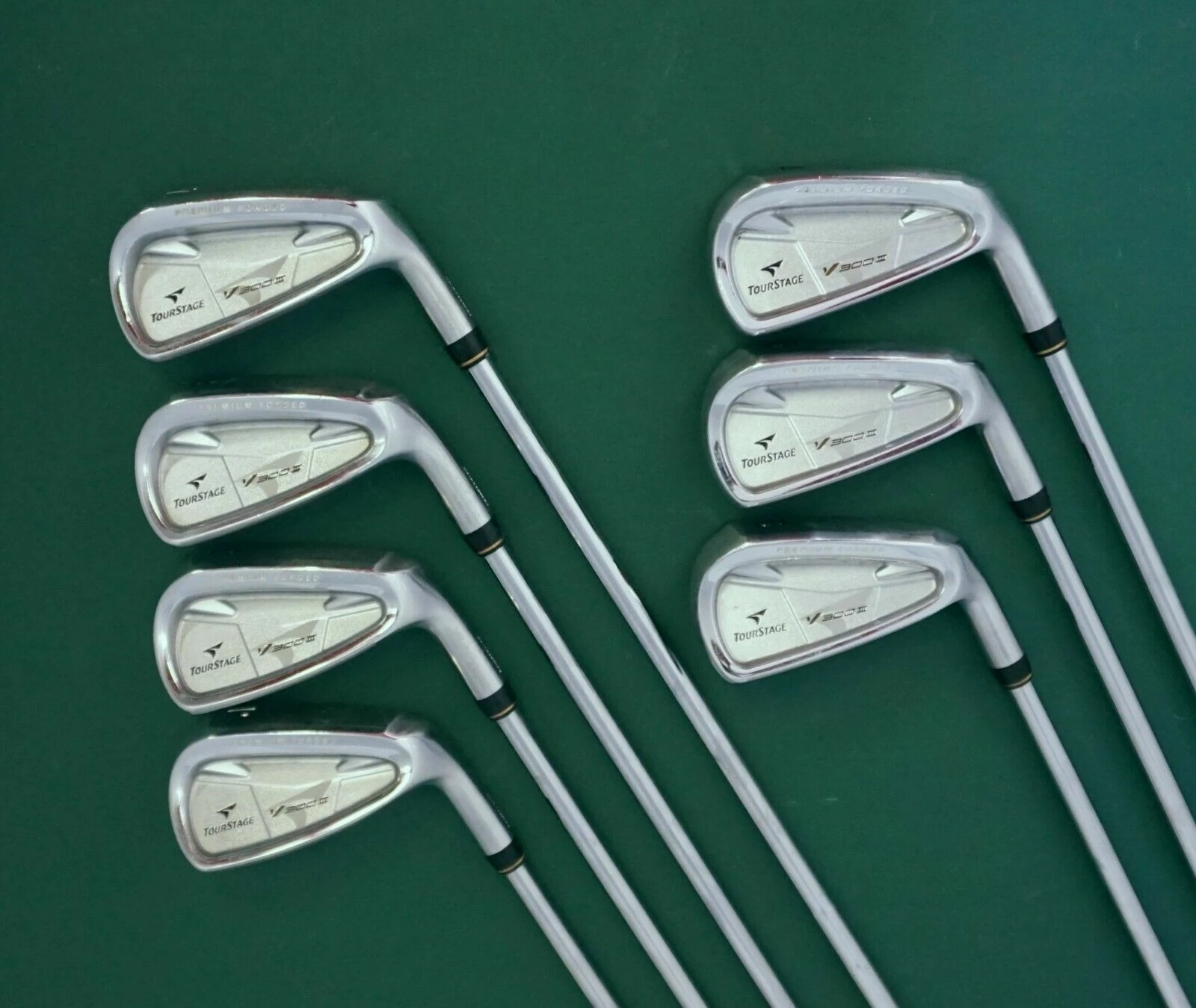 Lincs_golf Set 7 X Bridgestone V300 III Tour Stage Premium Forged Irons 4-PW Regular Steel 4 Lincs_golf Set 7 X Bridgestone V300 III Tour Stage Premium Forged Irons 4-PW Regular Steel - Image 2
