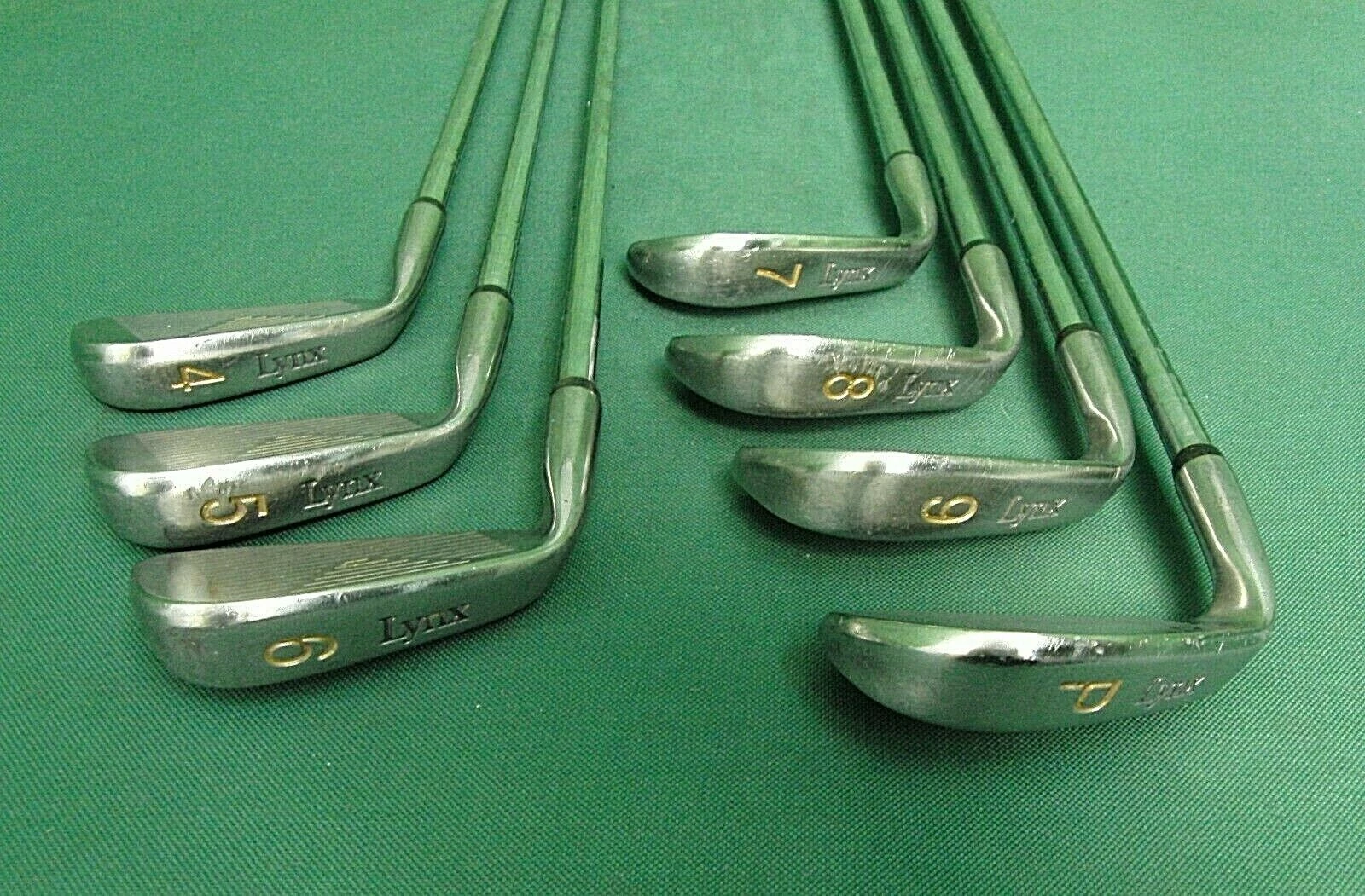 Lincs_golf Set Of 7 X Lynx Black Cat Irons 4-PW Regular Steel Shafts LYNX Grips 6 Lincs_golf Set Of 7 X Lynx Black Cat Irons 4-PW Regular Steel Shafts LYNX Grips - Image 4