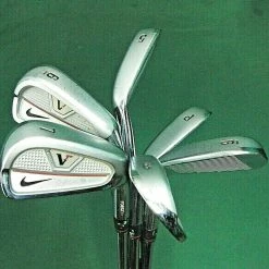 Lincs_golf Set Of 6 X Nike Forged VR Irons 5-PW Stiff Steel Shafts IOMIC Grips