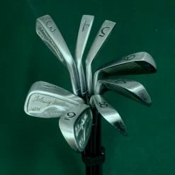 Lincs_golf Vintage Set Of 8 X Slazenger Jonny Miller Irons 3-PW Regular Steel Shafts