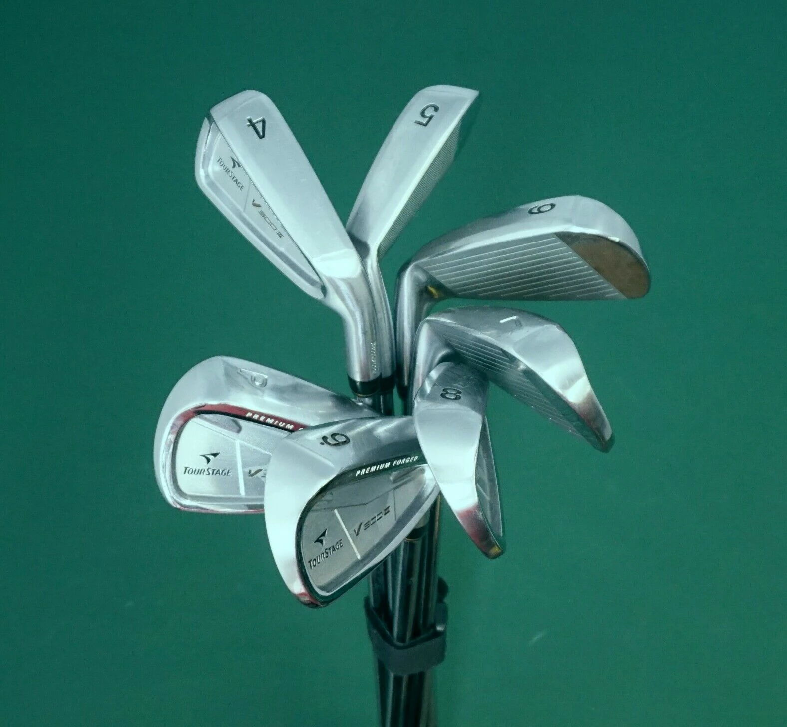 Lincs_golf Set 7 X Bridgestone V300 III Tour Stage Premium Forged Irons 4-PW Regular Steel 3 Lincs_golf Set 7 X Bridgestone V300 III Tour Stage Premium Forged Irons 4-PW Regular Steel