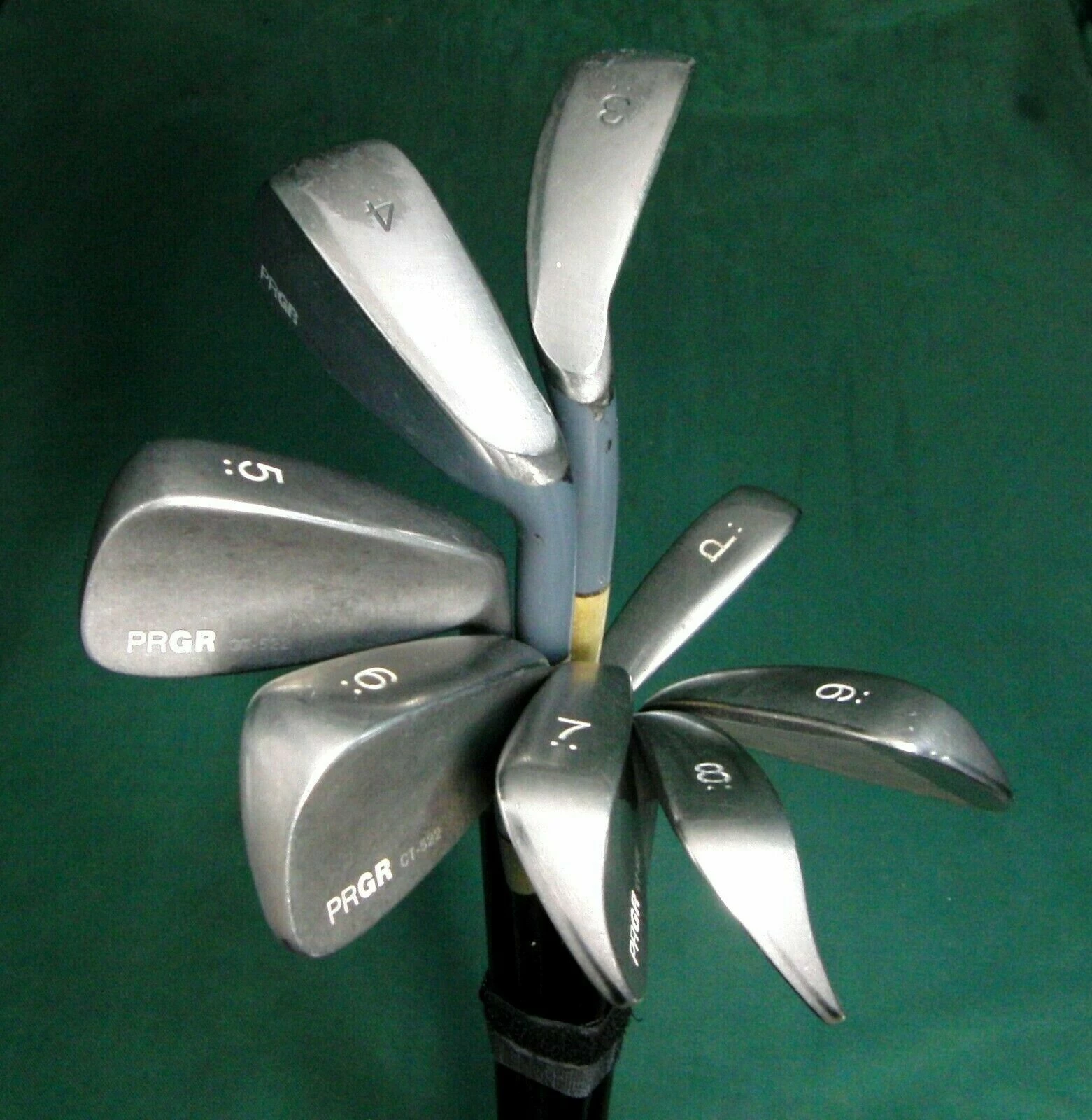 Lincs_golf Combi Set Of 8 X PRGR CT-522 / 522c Irons 3-PW Regular Graphite Shafts 3 Lincs_golf Combi Set Of 8 X PRGR CT-522 / 522c Irons 3-PW Regular Graphite Shafts