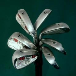 Lincs_golf Set Of 7 X Japan Issue TaylorMade Burner Irons 5-PW + A Wedge Regular Graphite