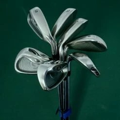 Lincs_golf Set Of 7 X TaylorMade R7 XD RAC Irons 5-SW Regular Steel Shafts Lamkin Grips