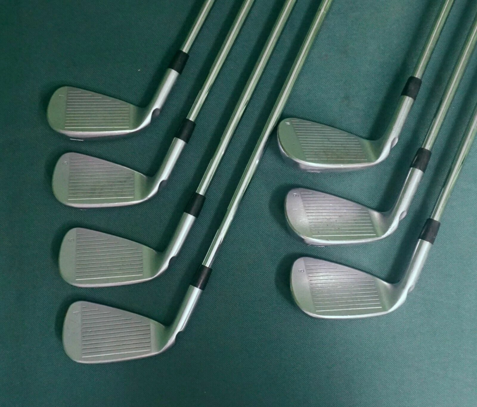 Lincs_golf Set Of 7 X Ping Anser Forged Black Dot Irons 4-PW Stiff Steel Shafts Mixed Grips 5 Lincs_golf Set Of 7 X Ping Anser Forged Black Dot Irons 4-PW Stiff Steel Shafts Mixed Grips - Image 3