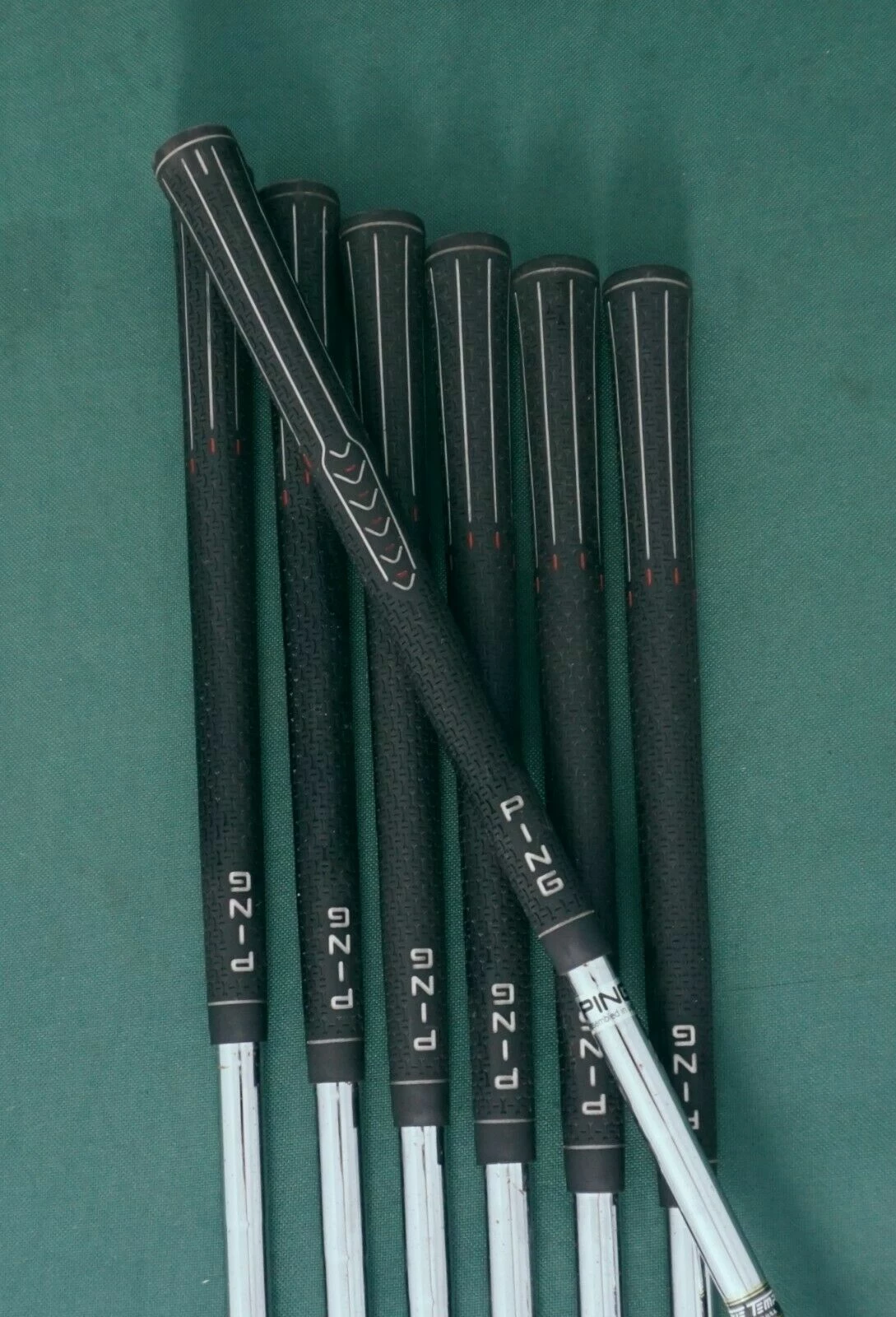 Lincs_golf Set Of 7 X Ping Anser Forged Black Dot Irons 4-PW Stiff Steel Shafts Ping Grips 8 Lincs_golf Set Of 7 X Ping Anser Forged Black Dot Irons 4-PW Stiff Steel Shafts Ping Grips - Image 6