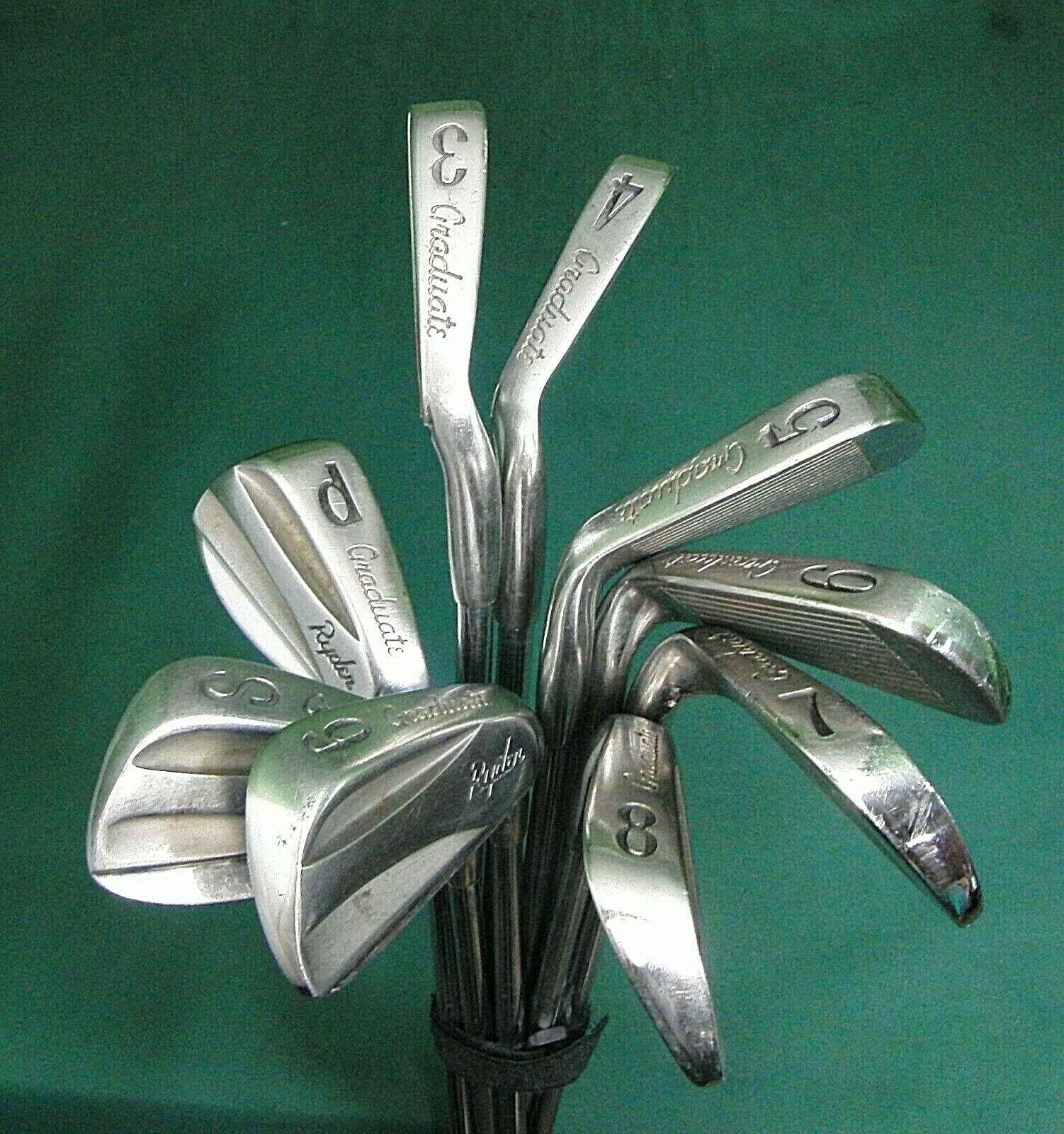 Lincs_golf Set Of 9 X Ryder Graduate Irons 3-SW Regular Steel Shafts Ryder Grips 3 Lincs_golf Set Of 9 X Ryder Graduate Irons 3-SW Regular Steel Shafts Ryder Grips