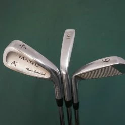 Lincs_golf Set Of 3 X Maxfli A10 Tour Limited Irons 4-6 Regular Steel Shaft Royal Grip