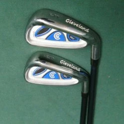 Lincs_golf Set Of 2 X Cleveland CG-C Irons 5-6 Stiff Graphite Shafts Cleveland Grips